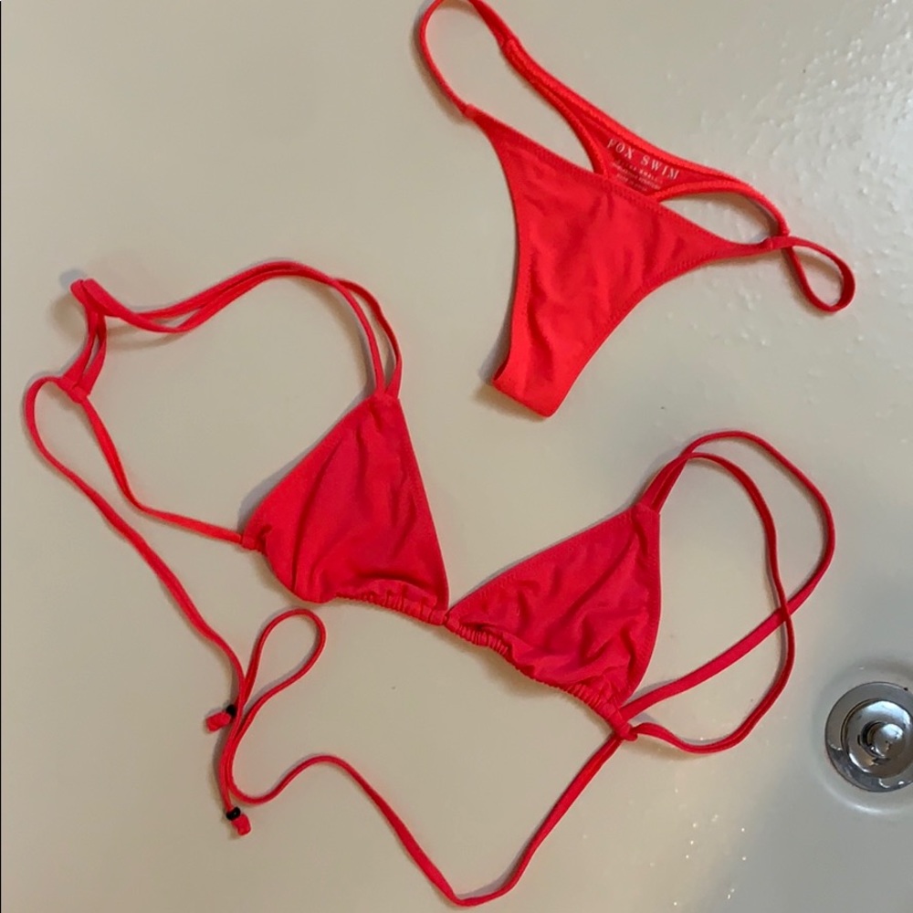 White fox swim bikini